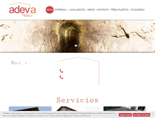 Tablet Screenshot of construccionesadeva.com